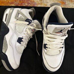 Used Air Jordan 4 Retro 'Midnight Navy **fast shipping**